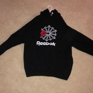 Black reebok hoodie